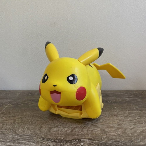Battle ready Pikachu figure used, authentic Tomy Nintendo 2014