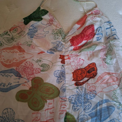 Dress colorful, like new, light and cool, size XL