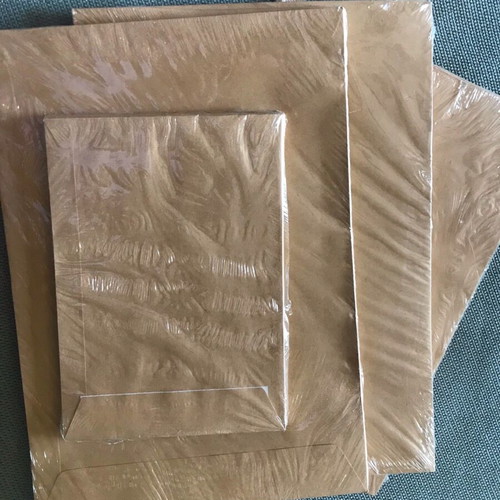 Kraft envelopes set of 97, new, sealed