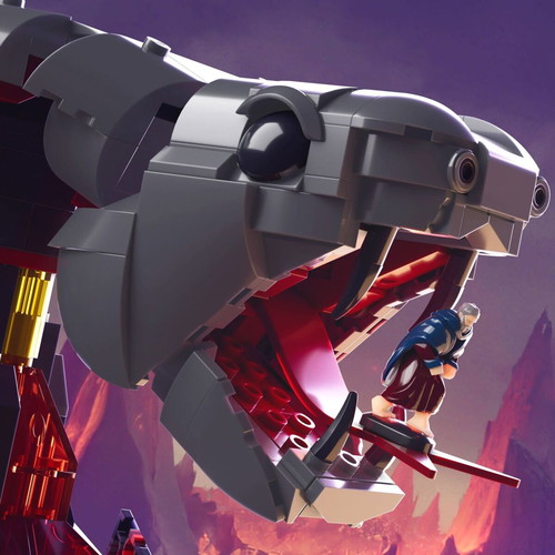 Mattel Brick Shop Masters of the Universe Clash at Snake Mountain set new