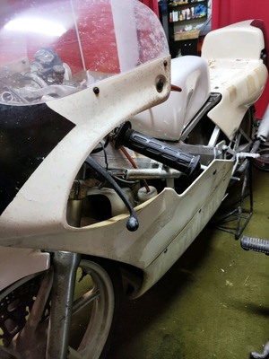 Honda RS125 NF4 μεταχειρισμένη μοτοσικλέτα sport 125 cc, άσπρη, 1990