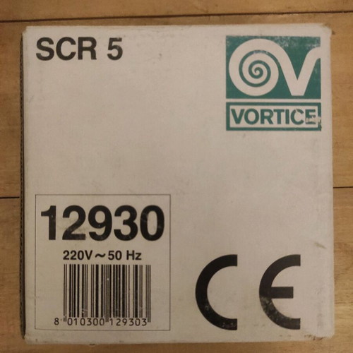 Vortice control box for ceiling fans new, white