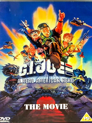 DVD G.I. Joe The Movie μεταχειρισμένο, κινούμενα σχέδια χωρίς υπότιτλους
