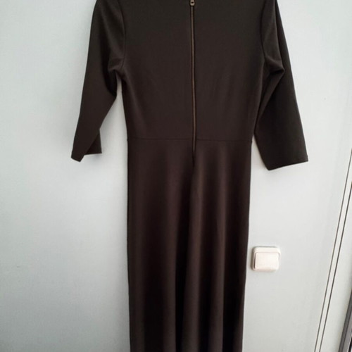 Elastic dress, green and gold