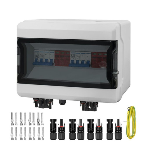 DC photovoltaic system new with 40A breaker and 1000V surge protection