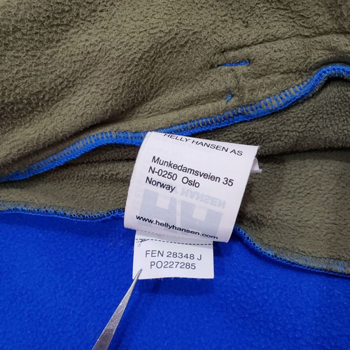 Helly Hansen fleece used men's jacket XXL blue