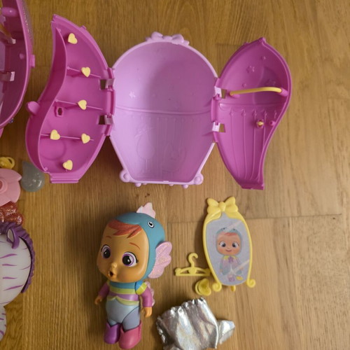 Cry Babies 6 Sets With Houses and Accessories Like New
