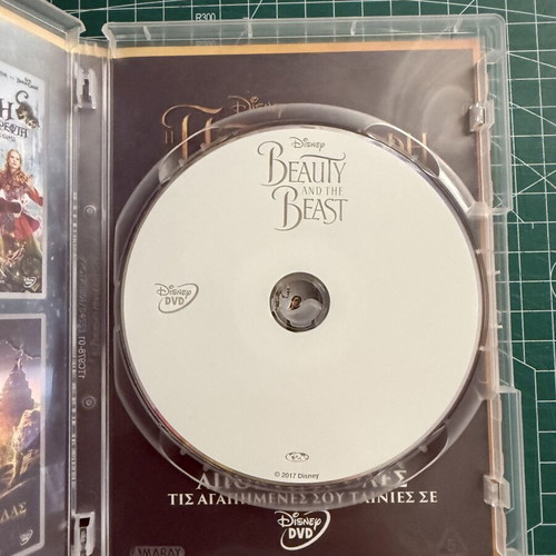 Beauty and the Beast Live Action DVD used, Greek dubbing and subtitles