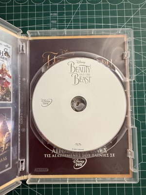 Beauty and the Beast Live Action DVD used, Greek dubbing and subtitles