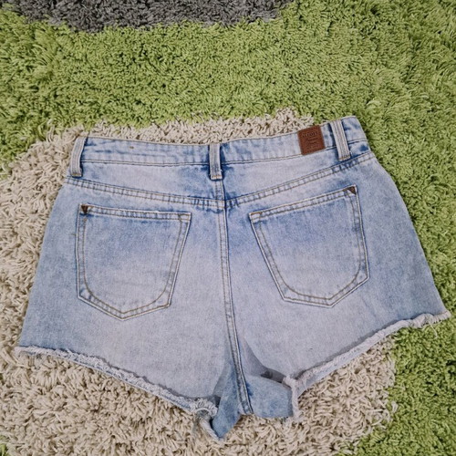 Alcott women high waist denim shorts size M like new, blue