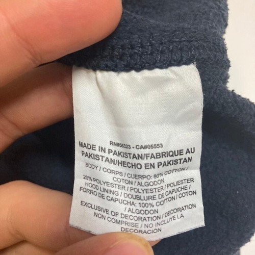 Nike Y2K 90s Vintage Hoodie, navy, size S