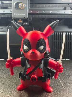 Deadpool Pikachu crossover φιγούρα καινούργια, συλλεκτική mashup