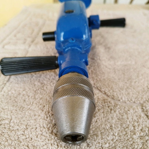 Crab wrench and hand drill used, fully functional
