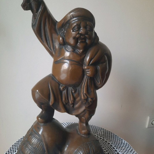Iron peasant figure used