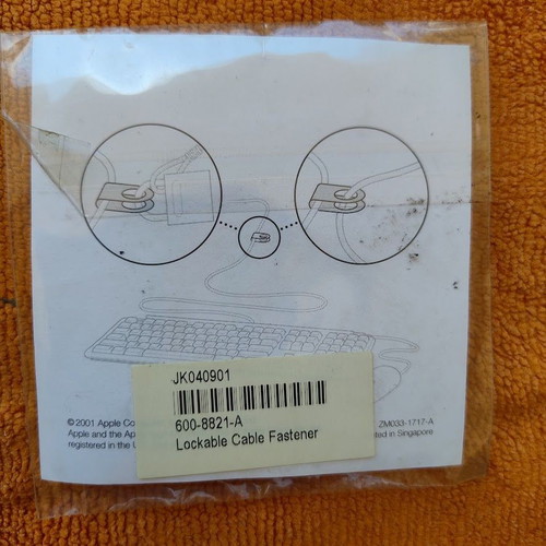 Apple Cable Locking Clip new with lock slot