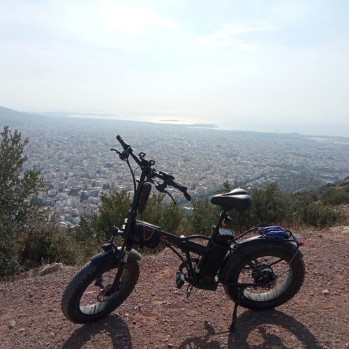 ACE WEELS Fat Bike Folding Electric Bicycle 48v with Accessories