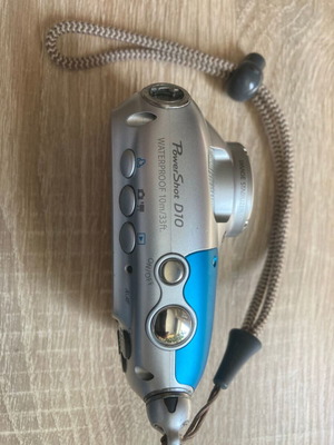 Canon PowerShot D10 waterproof camera used