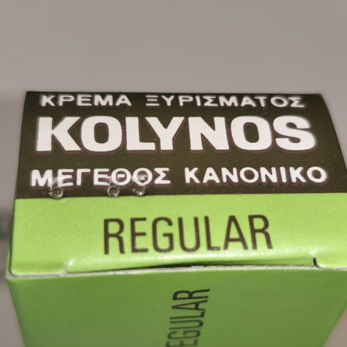 Kolynos Regular Shaving Cream 1983 vintage sealed