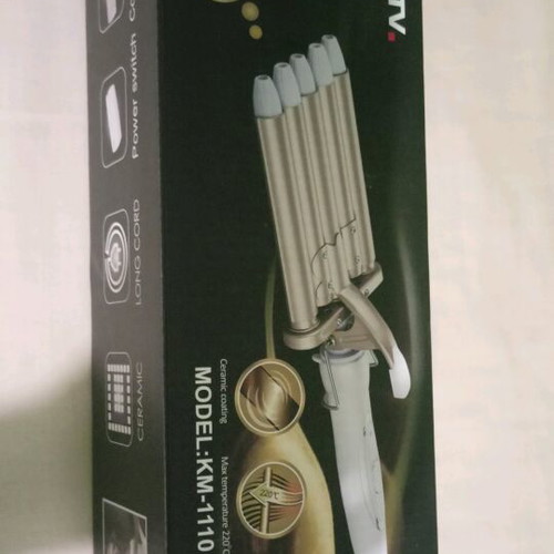 Kemei triple barrel hair waver like new