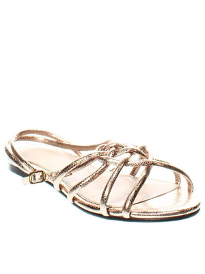 Σανδάλια Guess by Marciano από ροζ χρυσό δέρμα, σαν καινούργια, μέγεθος 37