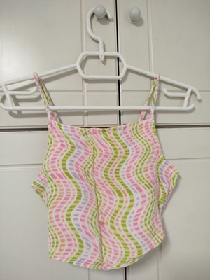 Zara colorful crop top for girl size 10 like new