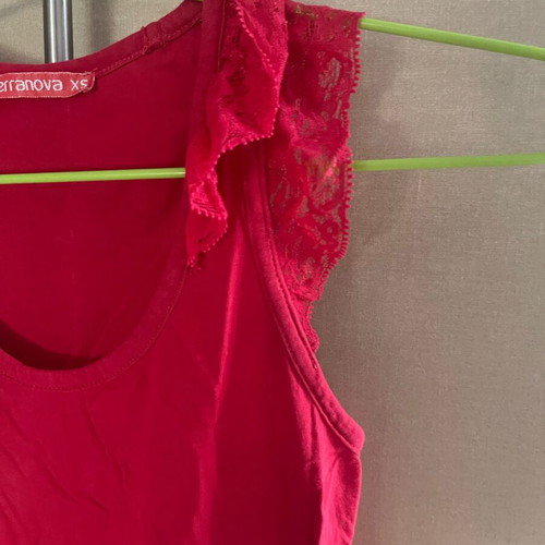 Women's blouse used, red, size XS