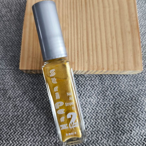 2MAD Nail Art Polish Gold Shimmer 8 ml new
