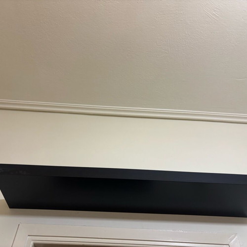 Black shelves set of 3 like new for books and decoration