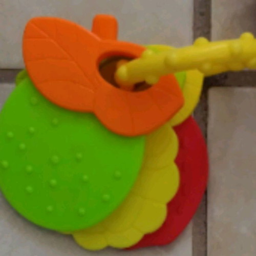 Teething keychain used, in very good condition