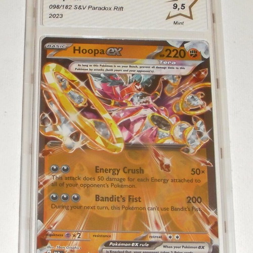 Pokemon Graded Holo Card in Mint condition