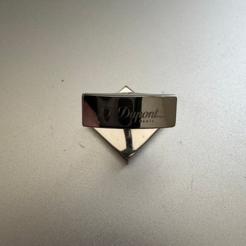 S.T. Dupont Paris cufflinks like new, black and silver