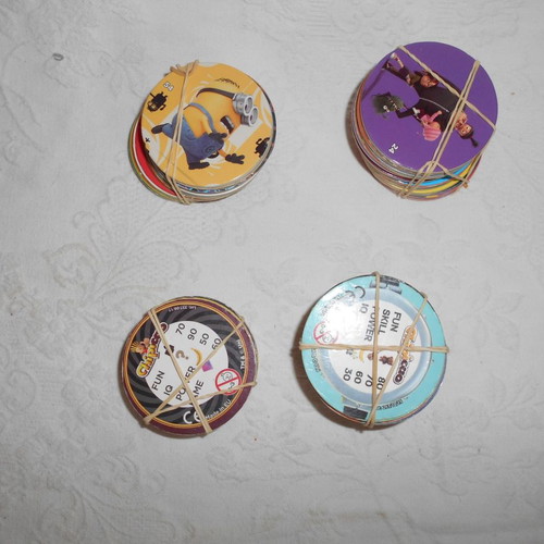 Minion tags 102 single used, caps from 2015 and 2017