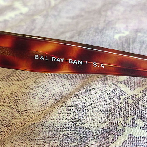 Vintage Ray Ban Bausch and Lomb ONYX WO 805 tortoise cateye sunglasses