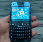 Nokia C3 used device for spare parts without battery