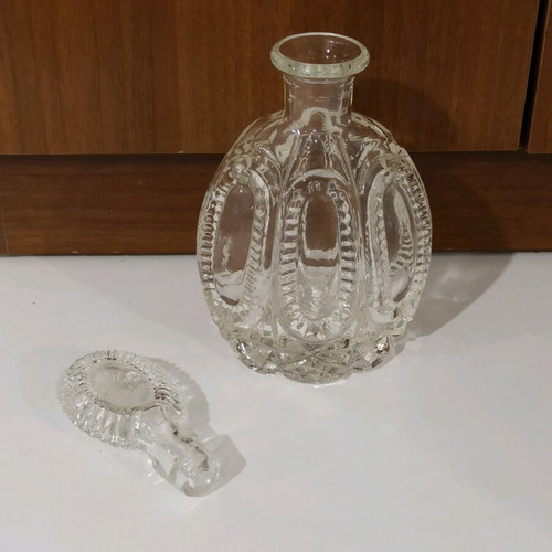 Glass bottle for drink like new with stopper