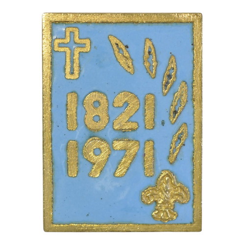 1821 - 1971 Enamel Pin Used