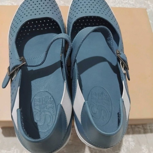 Safe Step women's anatomic shoes blue ballerinas size 39 like new