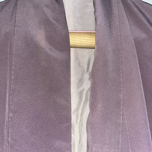 Kimono from Japanese silk and cotton like new, purple, one size