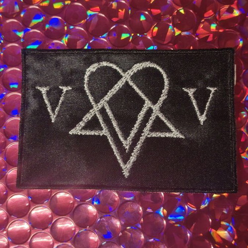 Ville Valo Heartagram logo embroidered patch