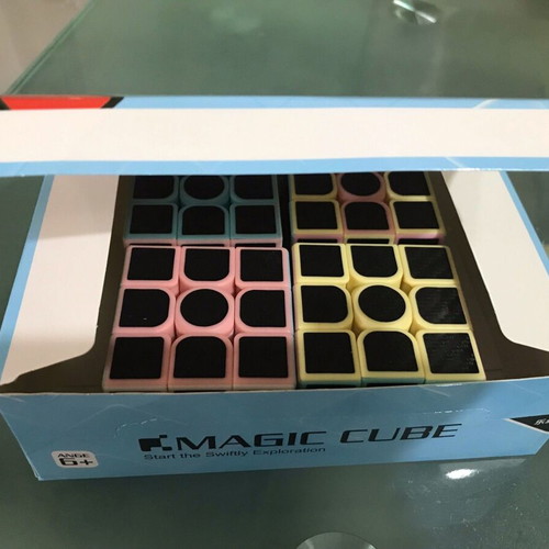 Magic Cube 3x3 Pastel set of 4 speed cubes new