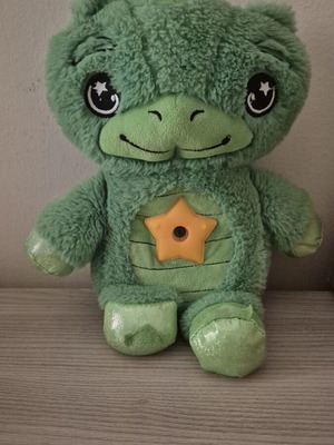 Star Belly Dream Lites Plush Dinosaur green like new