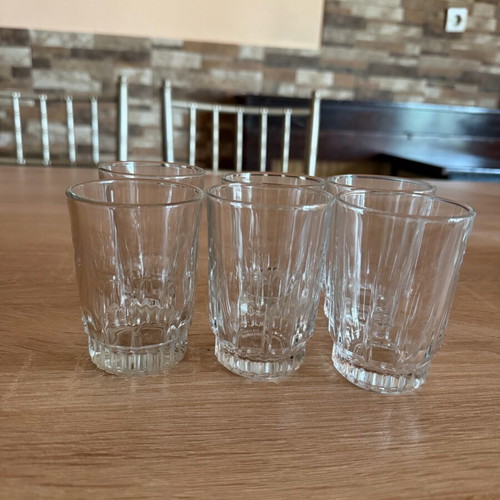 Retsina glasses used, set of 6 pieces