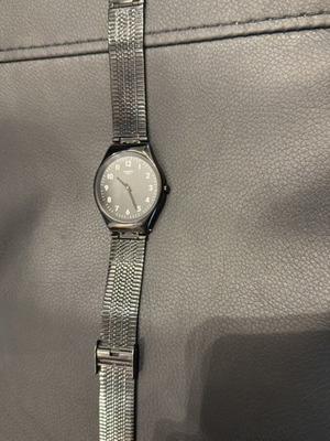 Ρολόι Swatch Irony σαν καινούργιο, μαύρο, μπρασελέ από ανοξείδωτο ατσάλι