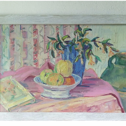 Painting Kostas Loustas oil painting like new