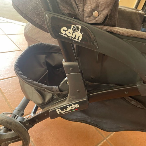 CAM Fluido Easy Travel System Baby Stroller like new with car seat and accessories