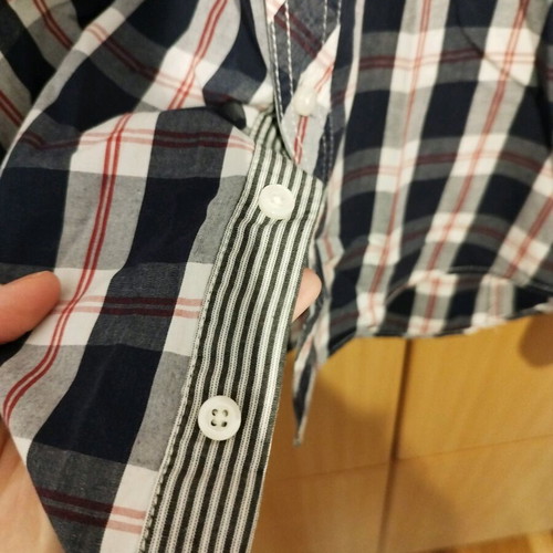 Zara Man men's shirt size M like new, blue checkered