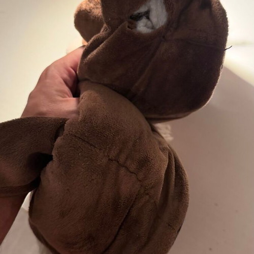 Disney Grumpy slippers used, brown