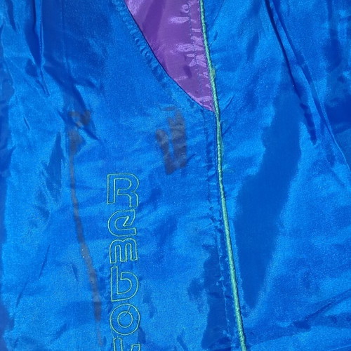 Vintage multicolor windbreaker athletic tracksuit kids 80s new