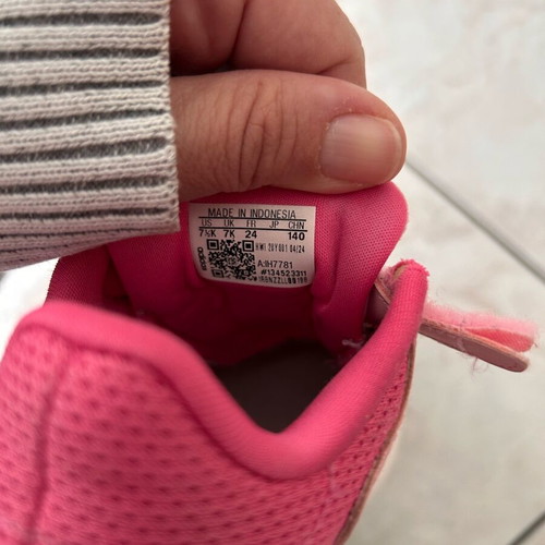 Adidas Athletic Shoes for Girls Size 24, Like New