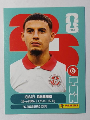 Ismaël Gharbi FIFA World Cup 2026 sticker Tunisia